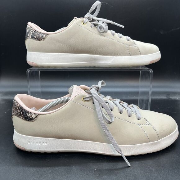 Cole Haan womens grand pro size 8 sneaker snake skin W11425 - Picture 1 of 8